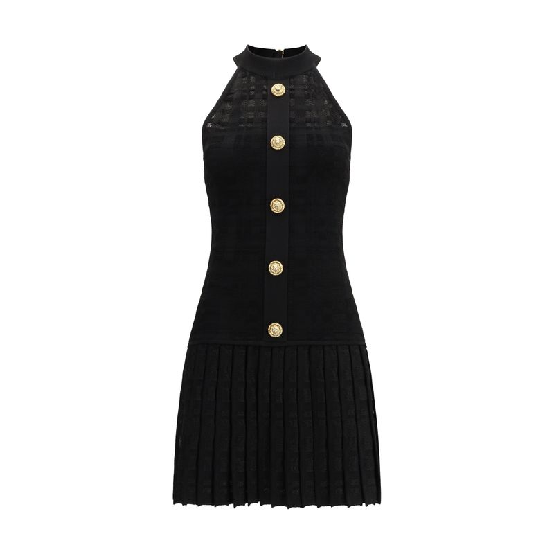 Balmain Women Pleated Mini Dress